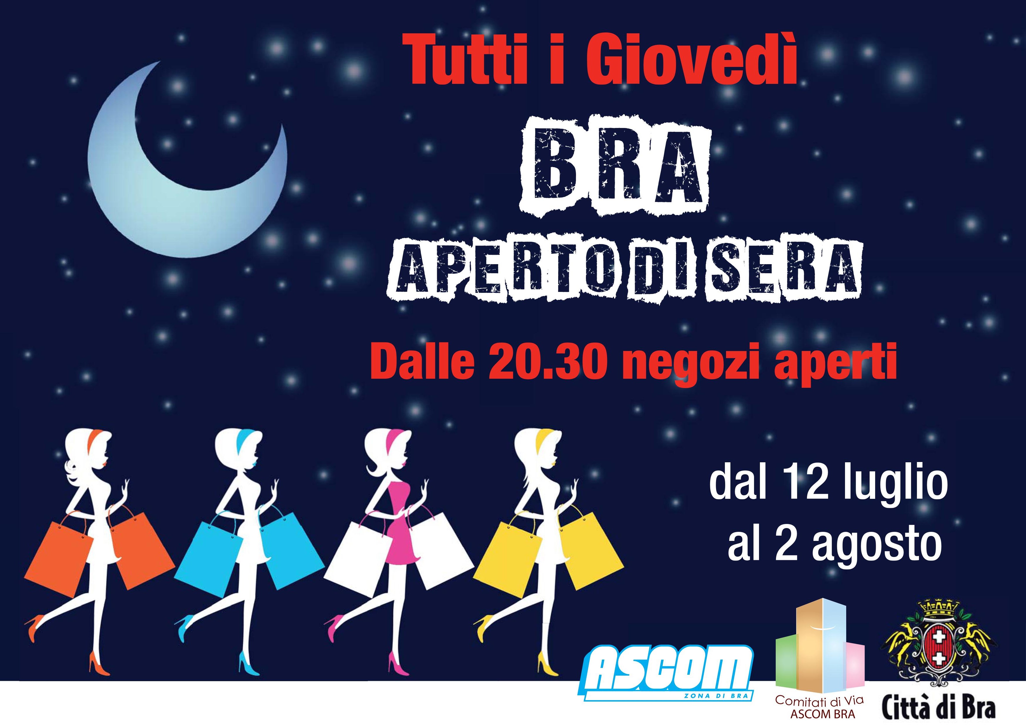 negozi aperti giovedi sera