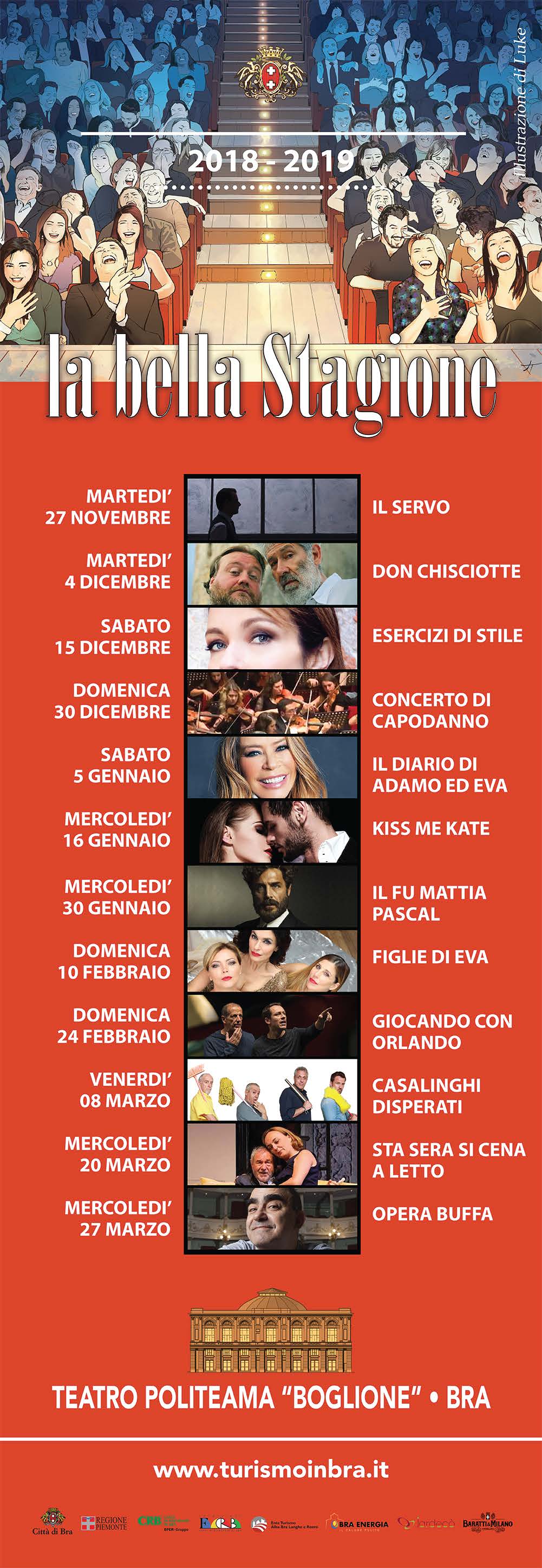 calendario Stagione Teatrale Politeama