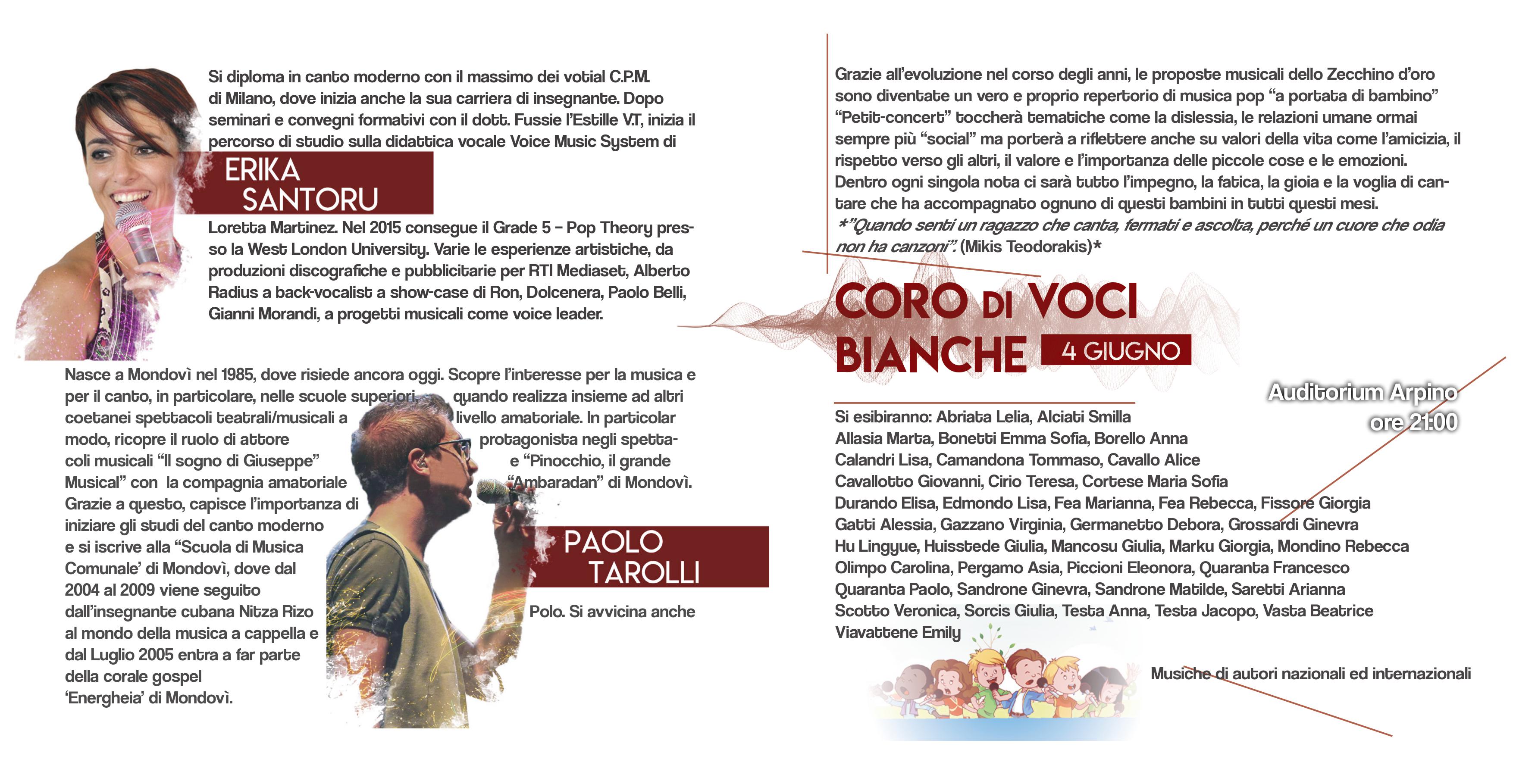 4 giugno coro voci bianche